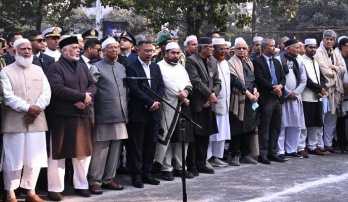 বেগম খালেদা জিয়ার জানাজায় প্রধান উপদেষ্টা